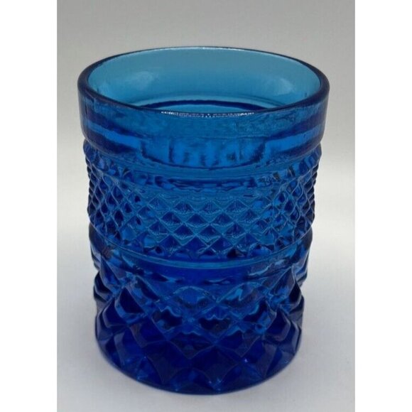 Blue Vintage 10 oz Rocks Glass Excellent Condition - Picture 1 of 4